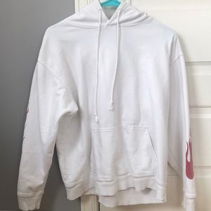 Brandy Melville flames hoodie